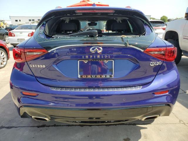 SJKCH5CP7HA020664 - 2017 INFINITI QX30 BASE BLUE photo 6