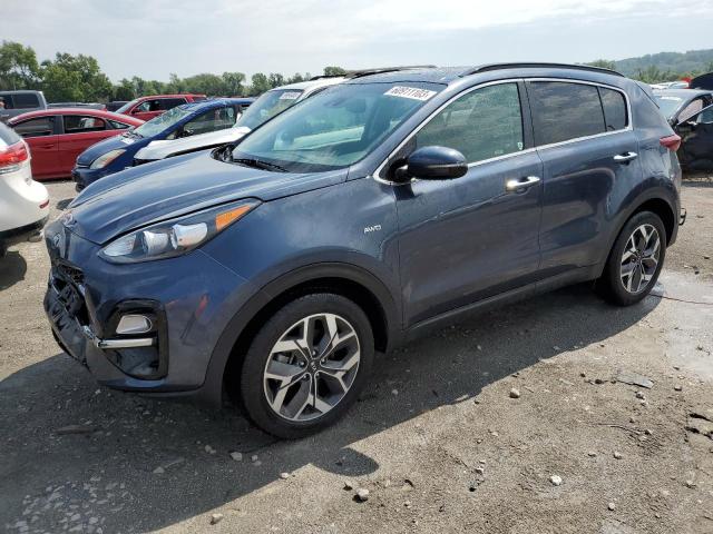 KNDPNCAC2L7718462 - 2020 KIA SPORTAGE EX BLUE photo 1