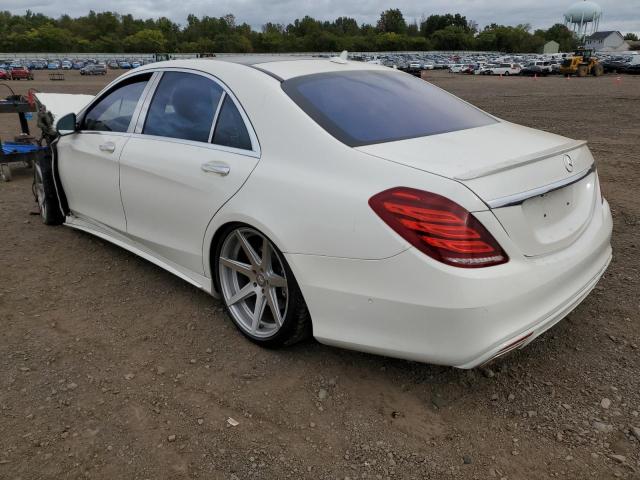 WDDUG8FBXFA158925 - 2015 MERCEDES-BENZ S 550 4MATIC WHITE photo 3