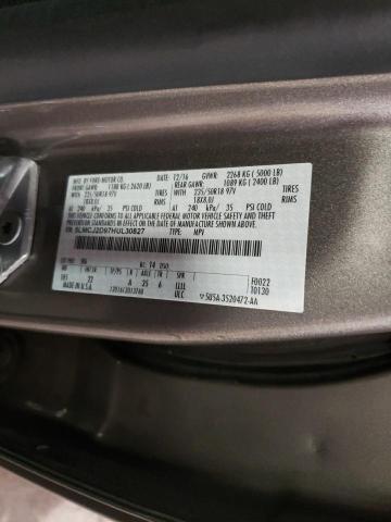 5LMCJ2D97HUL30827 - 2017 LINCOLN MKC SELECT 银色 照片 14