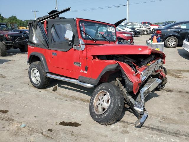 1J4FY19P3PP235593 - 1993 JEEP WRANGLER / S RED photo 4