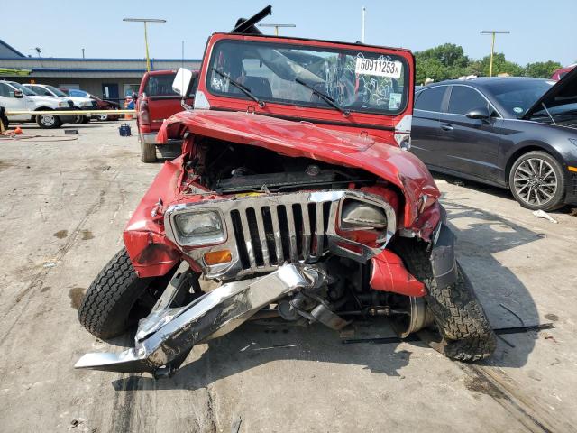 1J4FY19P3PP235593 - 1993 JEEP WRANGLER / S RED photo 5