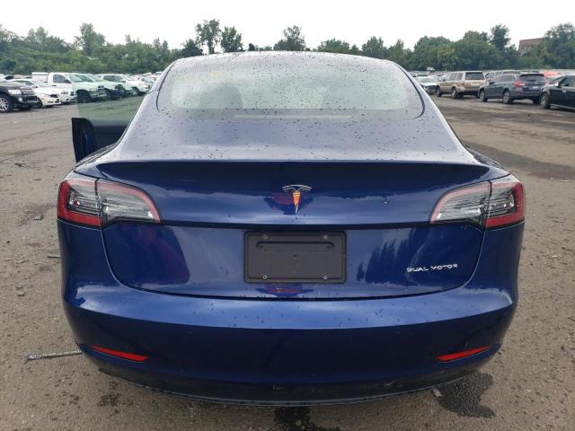 5YJ3E1EB3NF111682 - 2022 TESLA MODEL 3 BLUE photo 6