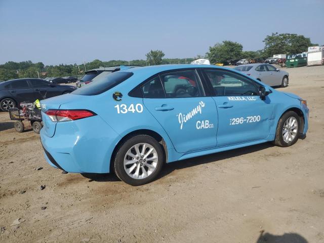 5YFVPMAE7MP194850 - 2021 TOYOTA COROLLA LE ლურჯი ფოტო 3