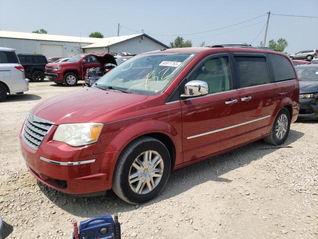 2A4RR6DX5AR123768 - 2010 CHRYSLER TOWN & COU LIMITED RED photo 1