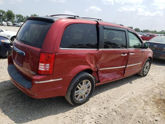 2A4RR6DX5AR123768 - 2010 CHRYSLER TOWN & COU LIMITED RED photo 3