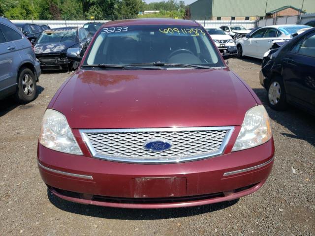 1FAHP25105G154725 - 2005 FORD FIVE HUNDR LIMITED RED photo 5