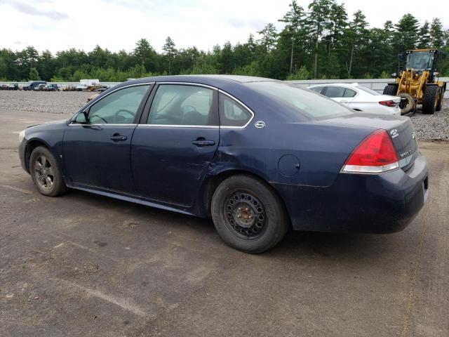 2G1WT57N591201080 - 2009 CHEVROLET IMPALA 1LT BLUE photo 2