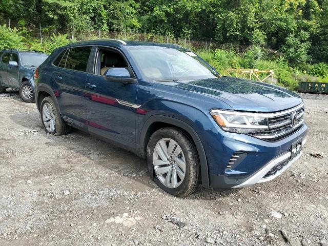 1V2HE2CA2PC218128 - 2023 VOLKSWAGEN ATLAS CROS SE BLUE photo 4