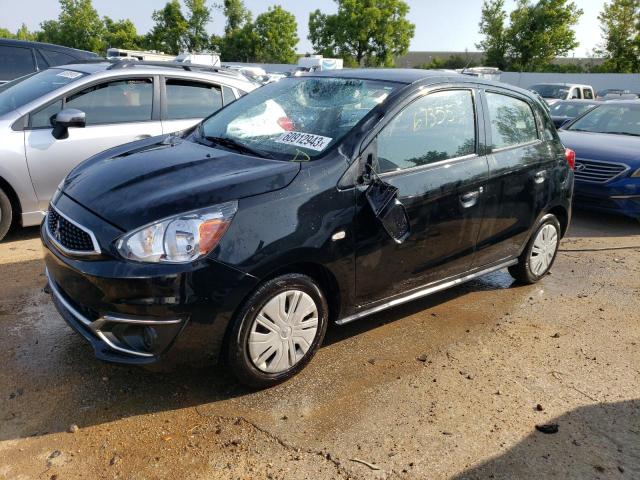 ML32A3HJ0KH012919 - 2019 MITSUBISHI MIRAGE ES BLACK photo 1