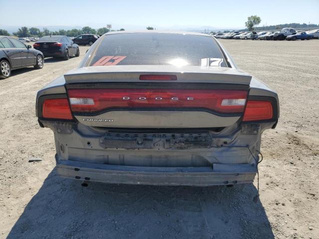 2C3CDXBG0CH139683 - 2012 DODGE CHARGER SE GRAY photo 6