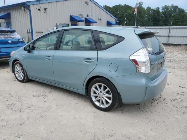 JTDZN3EU9D3189452 - 2013 TOYOTA PRIUS V TEAL photo 2