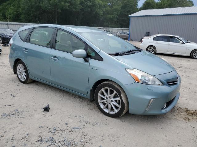 JTDZN3EU9D3189452 - 2013 TOYOTA PRIUS V TEAL photo 4