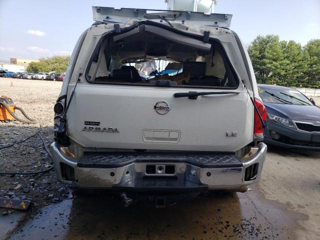 5N1AA08B06N712152 - 2006 NISSAN ARMADA SE WHITE photo 6