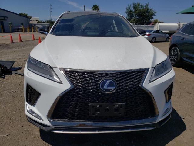 2T2YGMDA2NC092178 - 2022 LEXUS RX 450H F-SPORT WHITE photo 5