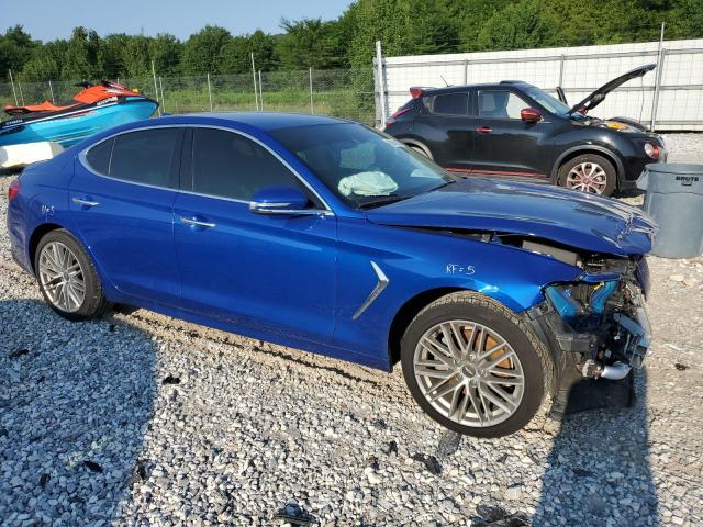 KMTG64LA3MU075185 - 2021 GENESIS G70 BLUE photo 4