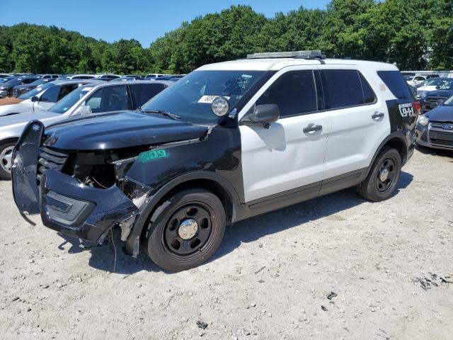 1FM5K8AR6KGB45965 - 2019 FORD EXPLORER POLICE INTERCEPTOR TWO TONE photo 1