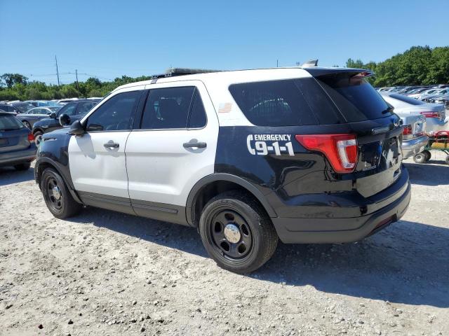 1FM5K8AR6KGB45965 - 2019 FORD EXPLORER POLICE INTERCEPTOR TWO TONE photo 2