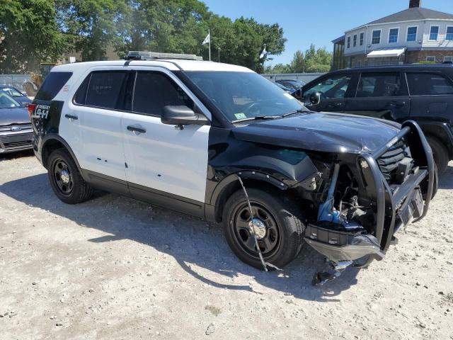 1FM5K8AR6KGB45965 - 2019 FORD EXPLORER POLICE INTERCEPTOR TWO TONE photo 4