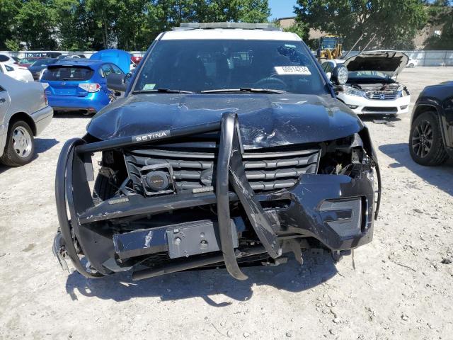 1FM5K8AR6KGB45965 - 2019 FORD EXPLORER POLICE INTERCEPTOR TWO TONE photo 5