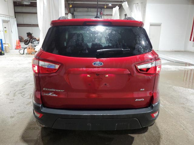 MAJ6S3GL0LC312866 - 2020 FORD ECOSPORT SE ბურგუნდია ფოტო 6