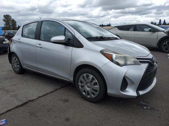 VNKKTUD37FA035706 - 2015 TOYOTA YARIS SILVER photo 4