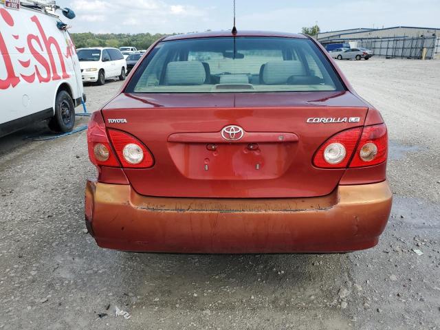 1NXBR32E96Z665131 - 2006 TOYOTA COROLLA CE RED photo 6