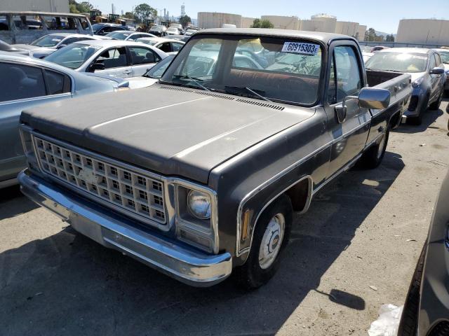 CCL44AZ108829 - 1980 CHEVROLET C/K 10 SER GRAY photo 1