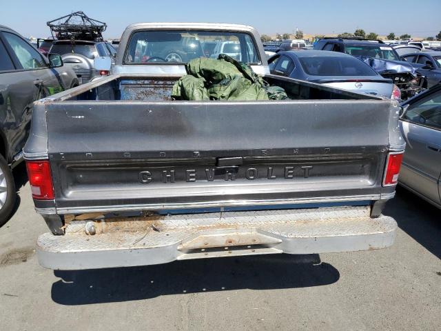 CCL44AZ108829 - 1980 CHEVROLET C/K 10 SER GRAY photo 6