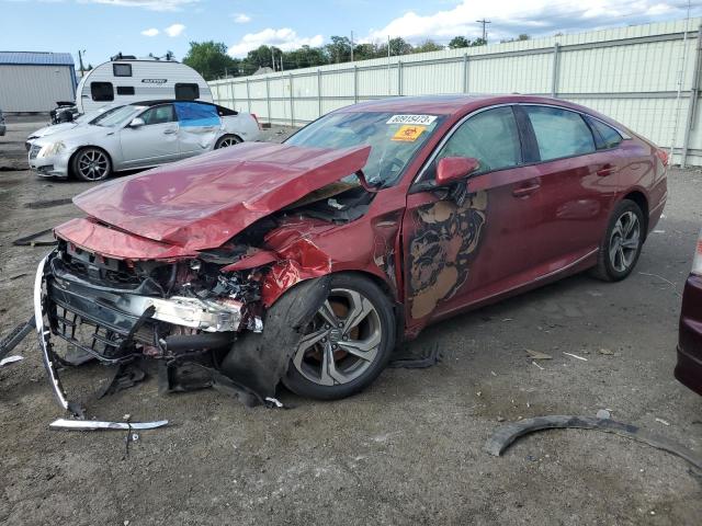 1HGCV1F50JA238449 - 2018 HONDA ACCORD EXL RED photo 1