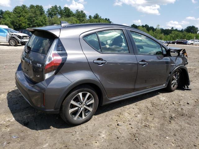 JTDKDTB34K1624905 - 2019 TOYOTA PRIUS C GRAY photo 3