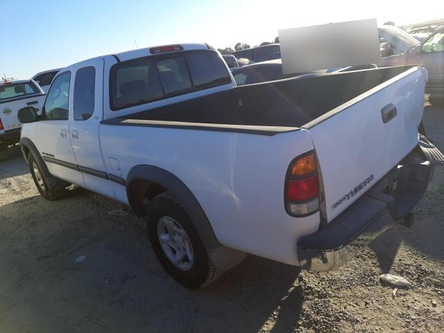 5TBRT341XYS026447 - 2000 TOYOTA TUNDRA ACCESS CAB WHITE photo 2