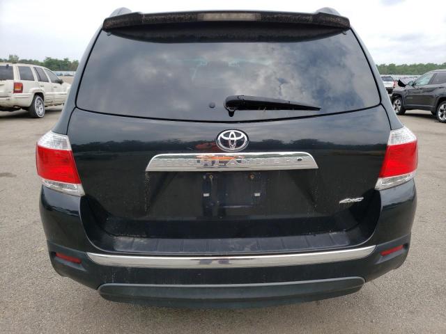 5TDBK3EH0BS056703 - 2011 TOYOTA HIGHLANDER BASE BLACK photo 6