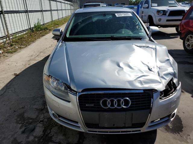 WAUDF78E66A281715 - 2006 AUDI A4 2.0T QUATTRO SILVER photo 5