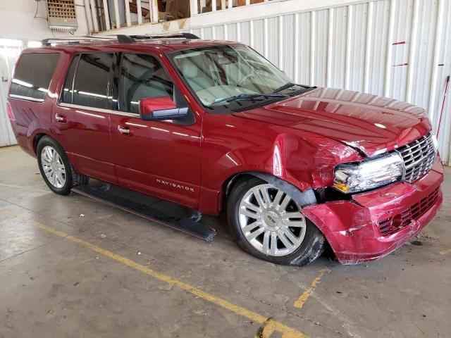 5LMJJ2H58EEL01888 - 2014 LINCOLN NAVIGATOR 红色 照片 4