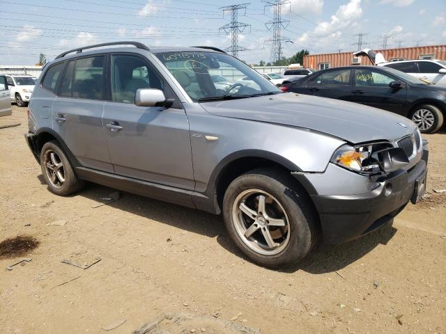 WBXPA73495WC46476 - 2005 BMW X3 2.5I GRAY photo 4