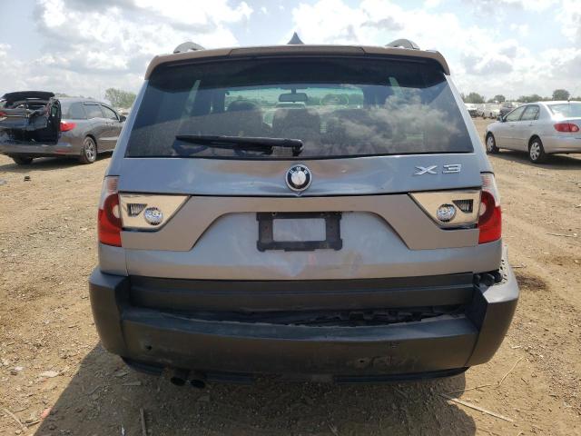 WBXPA73495WC46476 - 2005 BMW X3 2.5I GRAY photo 6