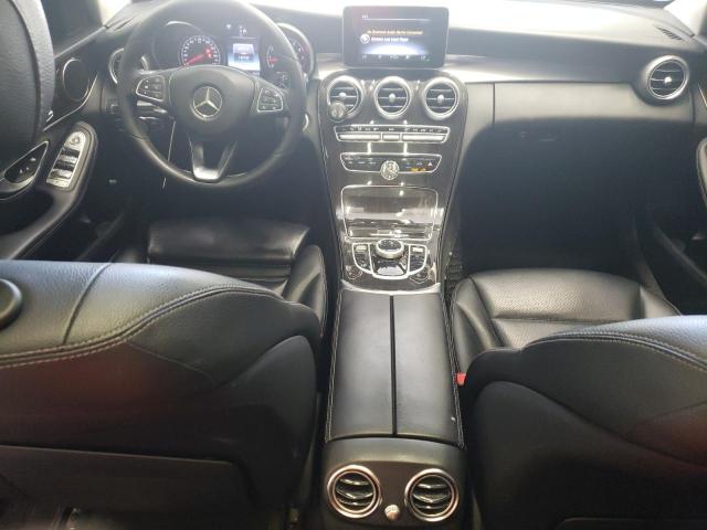 55SWF4KB7HU209634 - 2017 MERCEDES-BENZ C 300 4MATIC WHITE photo 8