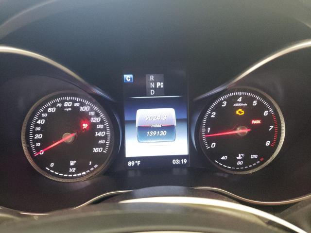 55SWF4KB7HU209634 - 2017 MERCEDES-BENZ C 300 4MATIC WHITE photo 9