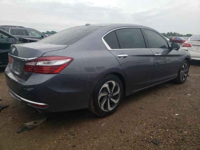 1HGCR3F86HA031133 - 2017 HONDA ACCORD EXL GRAY photo 3