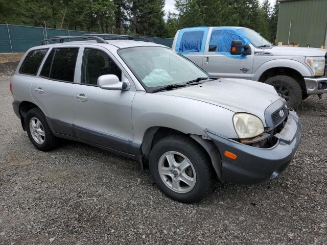 KM8SC13D82U192327 - 2002 HYUNDAI SANTA FE GLS SILVER photo 4