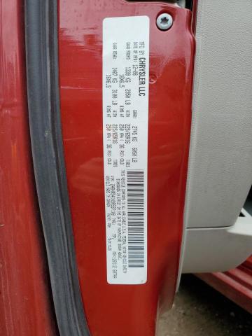 2A8HR541X9R597100 - 2009 CHRYSLER TOWN & COU TOURING RED photo 13