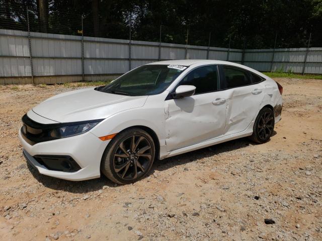 2HGFC2F84KH604130 - 2019 HONDA CIVIC SPORT WHITE photo 1