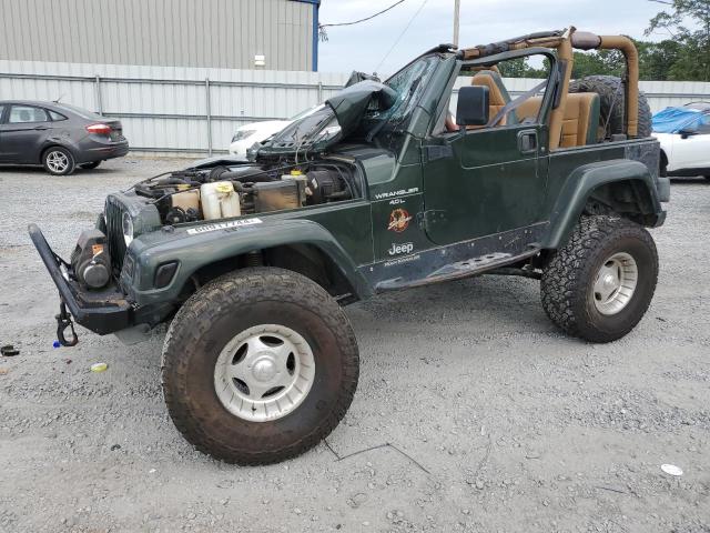 1J4FY49S2WP736401 - 1998 JEEP WRANGLER / SAHARA GREEN photo 1