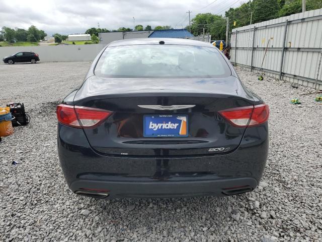 1C3CCCBG4FN573600 - 2015 CHRYSLER 200 S BLACK photo 6