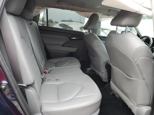 5TDHZRBH0LS515954 - 2020 TOYOTA HIGHLANDER XLE BLUE photo 11