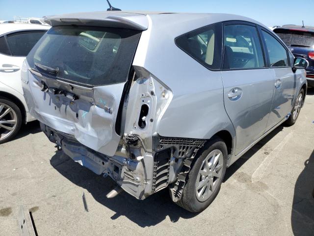 JTDZN3EU4FJ028652 - 2015 TOYOTA PRIUS V SILVER photo 3