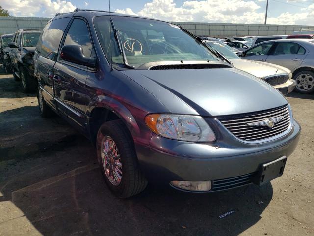 2C8GP64L41R402739 - 2001 CHRYSLER TOWN & COU LIMITED SILVER photo 1