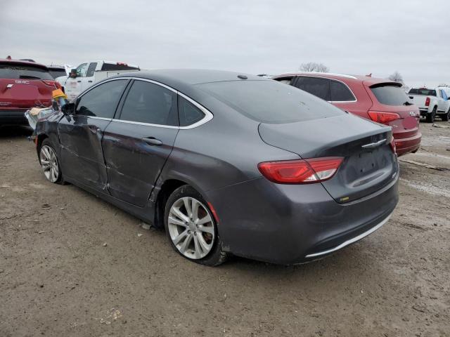 1C3CCCAB2FN681476 - 2015 CHRYSLER 200 LIMITED GRAY photo 2