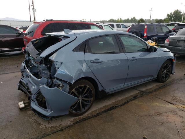 SHHFK7H4XLU216687 - 2020 HONDA CIVIC SPORT 蓝色 照片 3